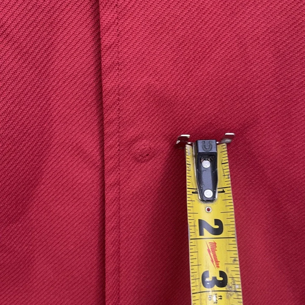 Nike Elite Team Stanford Shirt Mens Sz XL Warm Up Button Up Red Basketball